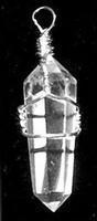 Clear Crystal Quartz Pendant